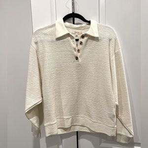 Madewell Quarter Button Pullover